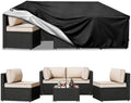 Waterproof Outdoor Patio Furniture Covers,88"L x 62"W x 28"H,Black by Unknown
