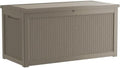 320 Gallon Outdoor Storage Box Waterproof, Lockable Resin Deck Box Large Storage Bin for Patio Furniture Cushion, Garden Tools, Pool Accessories, UV-Resistant Outside, Grey by GraceYourYard