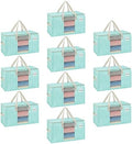 VENO Moving Bags, Wide Open Top, Clear Window, Evergreen, 10 Pack by Veno