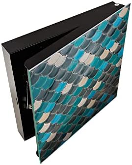 Concept Crystal 50 Keys Cabinet with Decorative Front Panel and Glass White Board KN06: Textures and Tiles 2 Series - Image 3