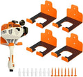 JNIHEEP Garage Organizer Trimmer Rack,Garden Power Tool Hanger,4Pack,Orange by JNIHEEPHOUSEWARE