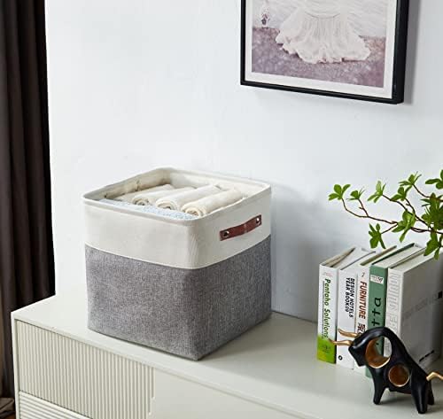 DECOMOMO Cube Storage Bin 13x13, Fabric Storage Bins - Image 2