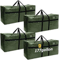 Windyun 4 Pcs 177 Gallon Extra Large Moving Bags XXL Heavy Duty Storage Bag by Windyun