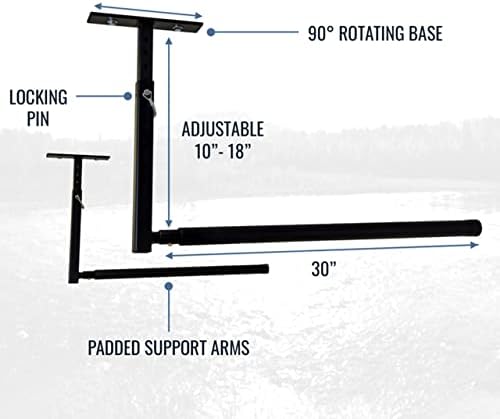 StoreYourBoard Adjustable Ski and Snowboard Ceiling Rack, Overhead Storage Mount, Single Sided - Image 3