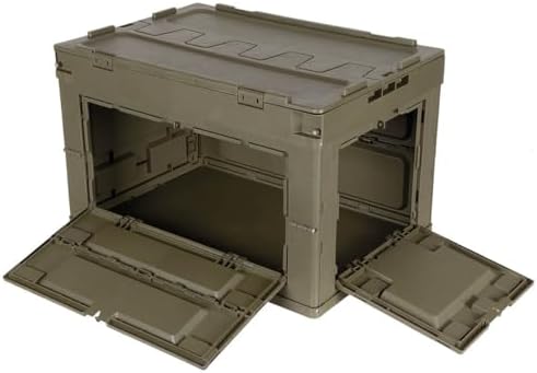 MFH Folding Plastic Box 60 L Olive (60 L) - Image 2