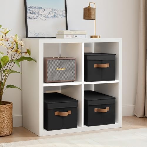 StorageWorks Fabric Storage Bins with Lids, Closet Storage Bins - Image 6