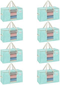 VENO Moving Bags, Wide Open Top, Clear Window, Evergreen, 8 Pack by Veno