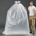 Extra Large Plastic Storage Bags 79 x 118 inches Huge Clear Giant Storage Bags Perfect for Moistureproof, Dustproof, Business Packing, Industry or Agriculture Use and More (5 Pack) by Unknown