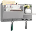 Rebee Vision Key Holder Wall Mount with Mail Slot for Home Decor, Gray by REBEEVISION