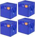TICONN 4 Pack Extra Large Moving Bags with Zippers & Carrying Handles, Heavy-Duty Storage Tote Moving Boxes for Space Saving (4 PK, 75 Gallon) by TICONN