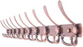 WEBI Coat Rack Wall Mount,37 5/8" Long Coat Hanger Wall,Coat Hooks Wall Mounted,16" Hole to Hole,10 Triple Hooks for Hanging Jacket,Clothes,Hats,Antique Copper by WEBI