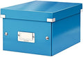 Leitz A5 Storage Box, Click and Store Range 60430001 - Small, Blue Storage Box A5 by Leitz