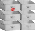 Extra Large Closet Organizers Bins 6 Pack - Blanket Basket for Organizing/Home Clothes Storage Bins for Jeans/Toy Organizers for Nursery/Wardrobe Shelf Closet Organization for Purse Hats Towel by Criusia
