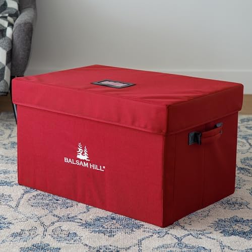 Balsam Hill Bauble Storage Bag - 72-Piece Christmas Ornament Storage Box with Drawer-Style Trays for Christmas Tree Ornaments Organization - Image 6