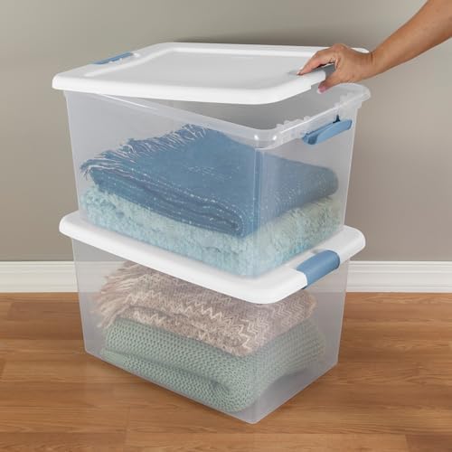 Sterilite Latching Box with Lids for Home and Office, 64 Quart, 16-Pack - Image 4