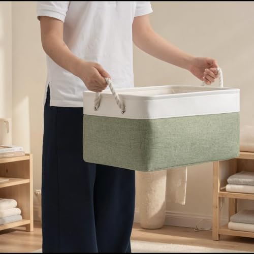 15.7x11.8x8.26 Inch Fabric Large Storage Bins with Handles 6 Pack - Image 5