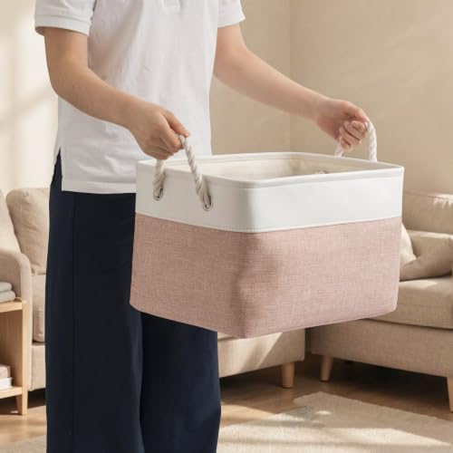 15x11x10 In Foldable Fabric Large Storage Bins with Handle 6 Pack - Image 5