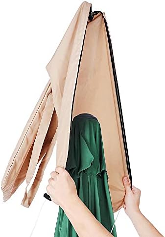 Yescom Patio Umbrella Protective Weatherproof 180gsm Polyester Cover Bag - Image 4