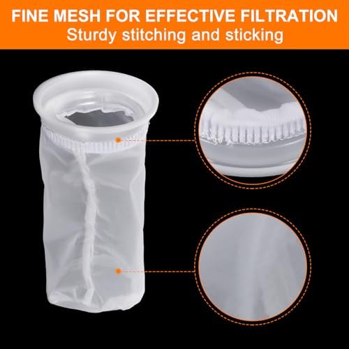 PATIKIL 45° IBC Lid Filter Cover 163mm Plastic Ton Barrel Cover with Washable Nylon Filter IBC Tote Hose Adapter IBC Tank Container for Rainwater Tank Rain Tank 1000L IBC Tank, Black White (Pack of 2) - Image 5