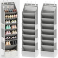 Criusia Shoe Storage, Over the Door Shoe Organizer, Hanging Closet Shoe Storage with Large Deep Pockets, Fits 16–24 Pairs of Sneakers, Sandals, Boots, Gray by Criusia