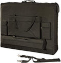 Deluxe Portable Massage Table Carrying Case – Heavy-Duty Nylon Travel Bag with Shoulder Strap & Multiple Storage Pockets – Fits Most Standard Folding Massage Tables – Black (30") by RoyalMassage