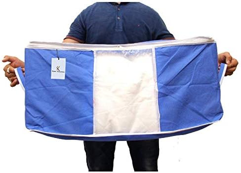 Kuber Industries Underbed Storage Bag, Storage Organiser, Blanket Cover Set of 6 - Royal blue, Extra Large Size-CTKTC14149 - Image 4