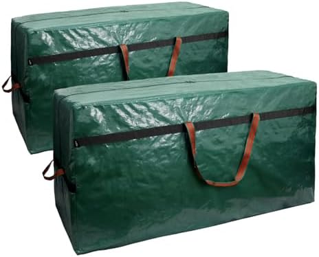 WFK 2 Pack 7FT Christmas Tree Storage Bag Waterproof Tree Bag Green by WFKWorshipQualityFirst