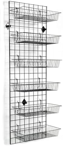 Heavy Duty Grid Wall Commercial Grade Gridwall Panels – Grid Panel for Any Retail Display Wall Grid 2' Width x 5' Height, Black (Pack of 4) - Image 6