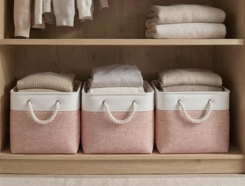 15x11x10 In Foldable Fabric Large Storage Bins with Handle 6 Pack - Image 3