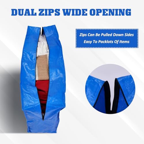 Windyun 4 Pack 41 Gallon Extra Large Moving Bags XXL Heavy Duty Storage Bag - Image 3