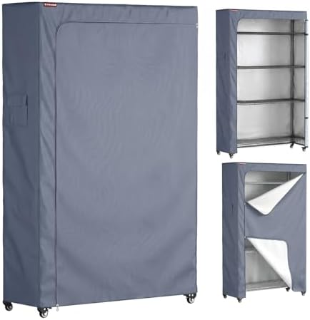 Shelf Cover for Storage Shelving Unit, Fits 36" W x 14" D x 54" H by ZYSUOR