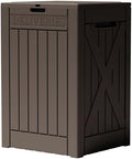 Greesum 52 Gallon Deck Box, Waterproof Storage Container, Dark Brown by BuynowfromGreesum