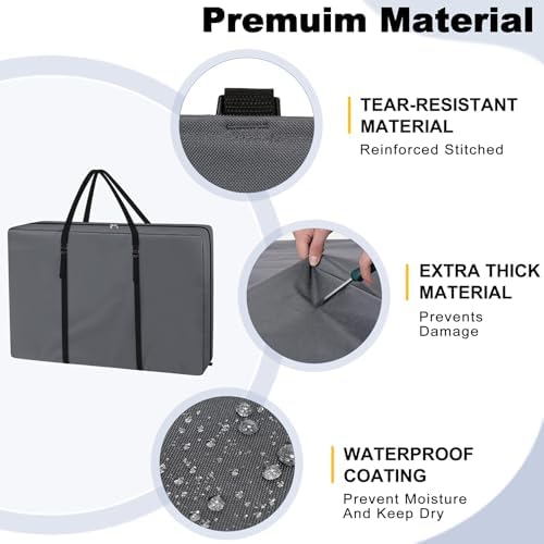 Explore Land Chair Storage Bag for Folding Longue Zero Gravity 2 Pack, Grey - Image 4