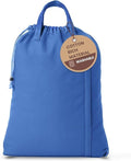 LFH Home Large Premium Cotton Rich Canvas Laundry Bag with Drawstring and Handles Heavy Duty, Multi-Use, and Washable for Home, Travel, College or Storage 24x36 (Pack of 4)-Sky Blue by LFHHomePrivateLimited