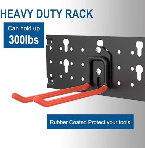 Wallmaster Wall Mount Garage Tool Storage Rack Folding Chair Hangers - Image 5