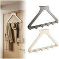 Over the Door Hanger Organizer, Home Storage Hooks, Gray＆Beige, 2 Pcs by Fodeuxp