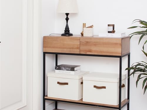 StorageWorks Fabric Storage Bins with Lids, Closet Storage Bins - Image 5