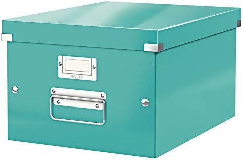 Leitz A5 Storage Box, Click and Store Range 60430001 - Small, White Storage Box A4 by Leitz