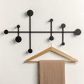 Kazai. 'Sval' Wall Wardrobe | Minimalist Coat Hook Design from Berlin | Modern Metal Wall-Mounted Coat Rack/Hooks | Black by KAZAI