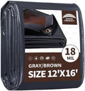 RAINDEWAY 12x16 Feet 18Mil Super Heavy Duty Tarp Waterproof Tarps Cover by RAINDEWAY