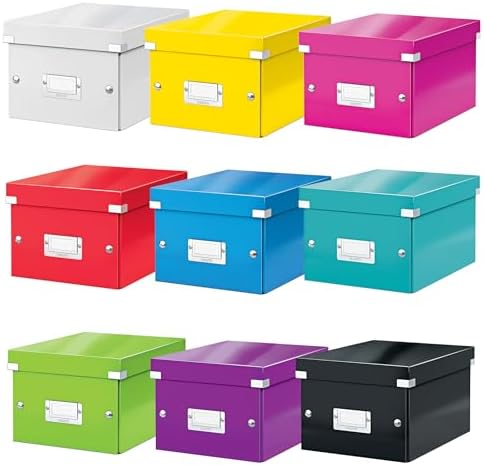 Leitz A5 Storage Box, Click and Store Range 60430001 - Small, Black Storage Box A5 - Image 5