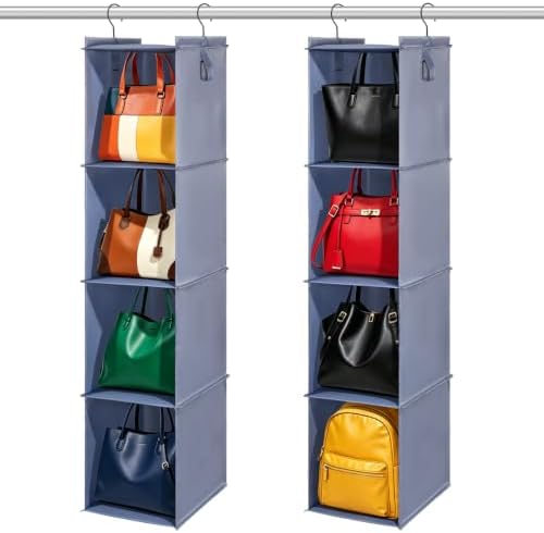Bag Rack for Closet Storage Hanging Purse Organizer for Closet by JIAMIHOME