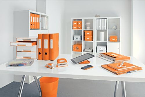 Leitz A5 Storage Box, Click and Store Range 60430001 - Small, Orange Storage Box A4 - Image 7