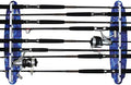 Rush Creek Creations Reel Salty Waterproof Offshore/Inshore Fishing Rod Holder for 11 Saltwater Poles + Gear & Accessories Perfect for Garage & Wall Storage by RushCreekCreations