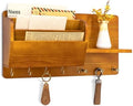 Rebee Vision Key Holder Wall Mount with 8 Hooks for Home Decor, Yellow by REBEEVISION
