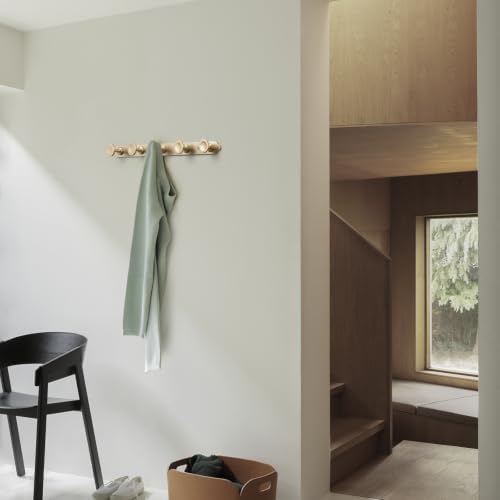 Coat Hook Wall Mounted,Champagne Bronze Zinc Alloy with 5 Hooks - Image 4