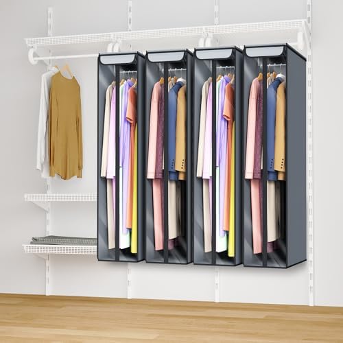Univivi Hanging Clothes Storage Bag, Large Garment Bags 50 In, 2 PCS - Image 6