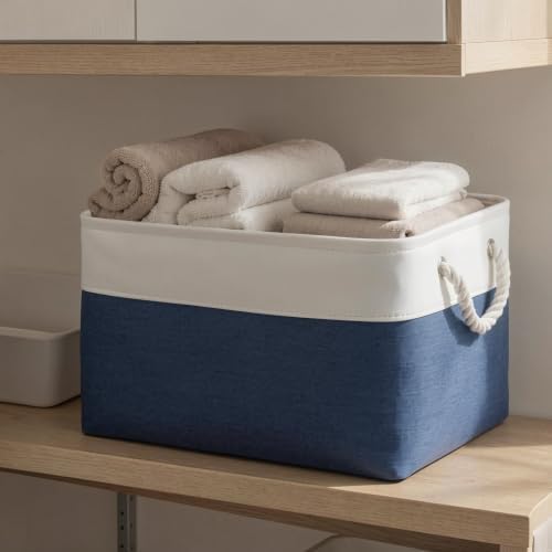 15x11x10 In Foldable Fabric Large Storage Bins with Handle 6 Pack - Image 6