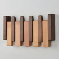 Beech Piano Key Coat Rack with 4 Flip Hooks by TexasBestGift