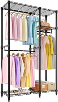 Garvee Heavy Duty Garment Rack, 3 Rods, Adjustable Shelves by Garvee
